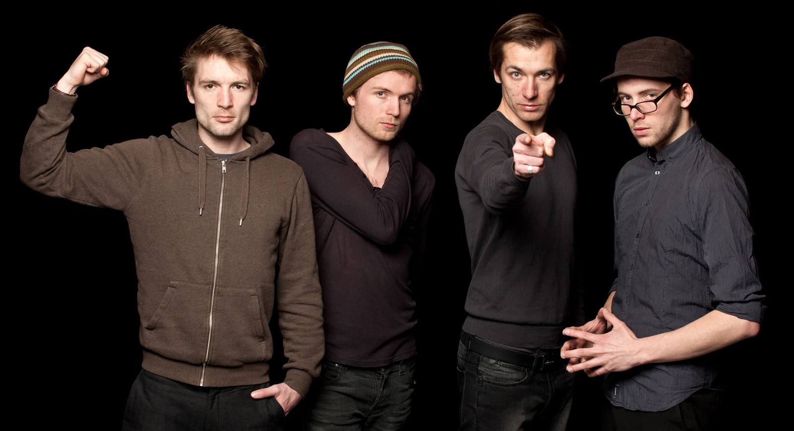 Bandfoto: Jörg Wähner, David Schwarz, Christian Kohlhaas, Philip Martin